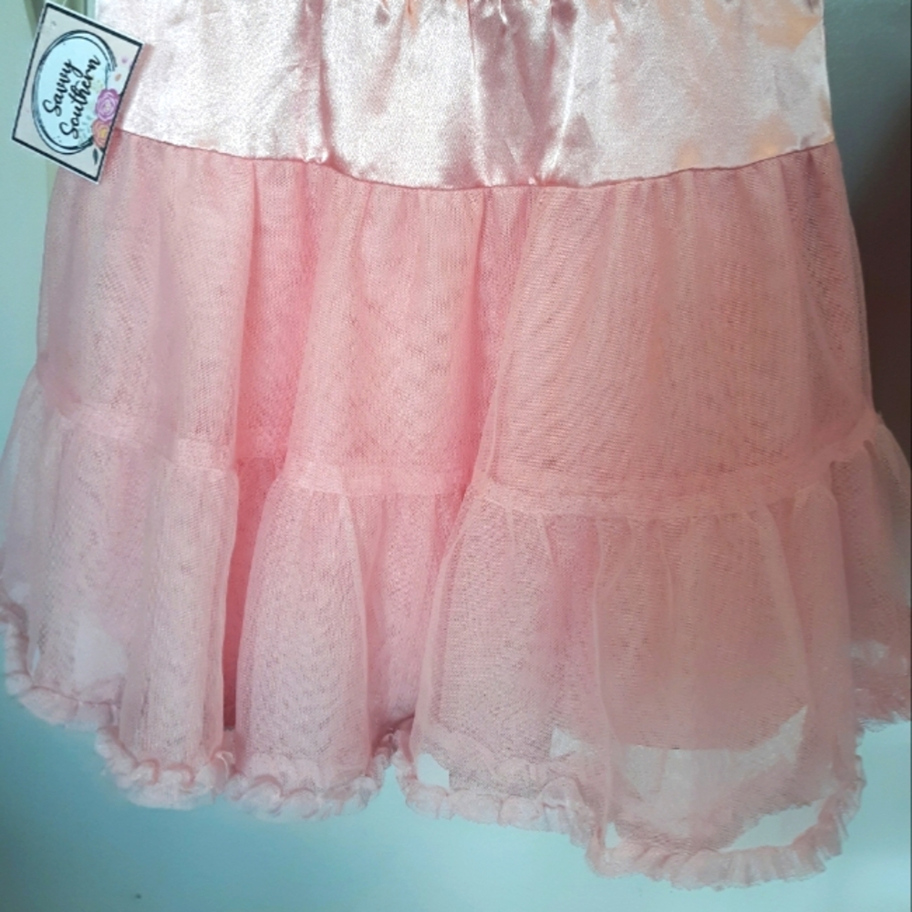 Tulle Tutu Skirt - Pink Layered Ruffled Skirt - Kids Size:5T - Costumes- Dance